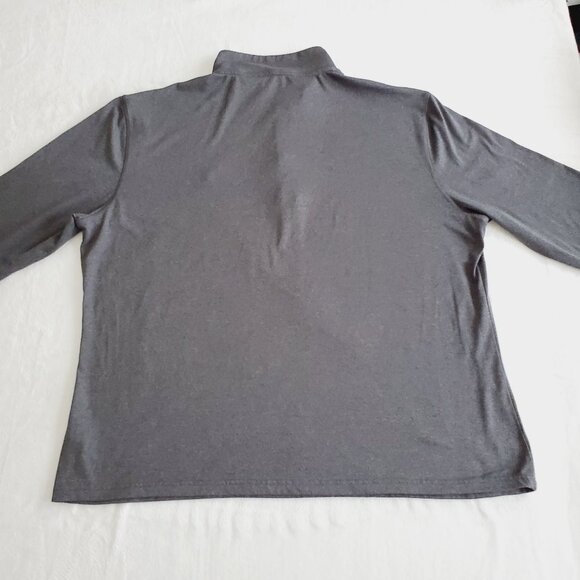 Polo Ralph Lauren Performance Quarter Zip Pullover Men XXL Gray Wicking Tech - Picture 10 of 11